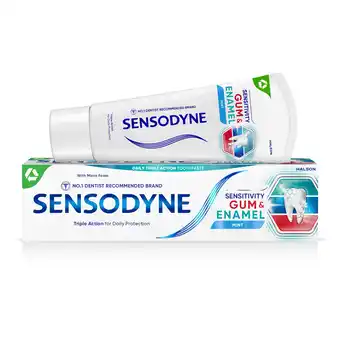 Tesco Sensodyne sensitivity gum & enamel mint toothpaste 75ml offer