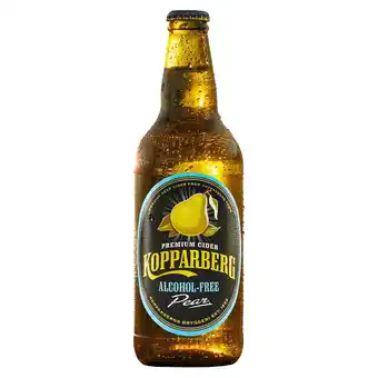 Tesco Kopparberg alcohol free pear cider 500ml offer