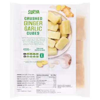 Tesco Surya crushed garlic & ginger 400g offer