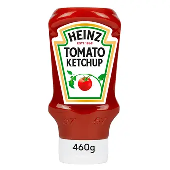 Tesco Heinz top down squeezy tomato ketchup sauce 460g offer