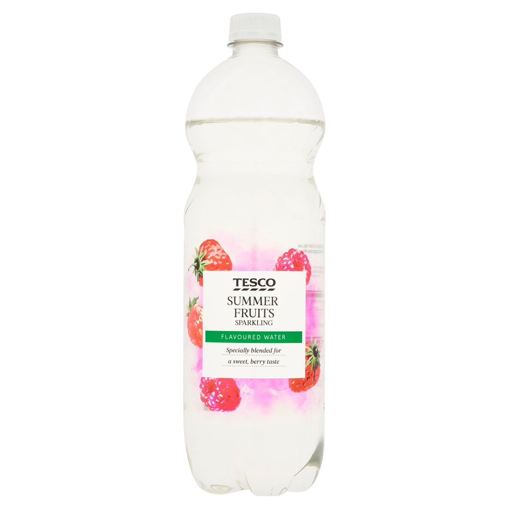 Tesco summer fruits sparkling flavoured water 1 litre offer at Tesco