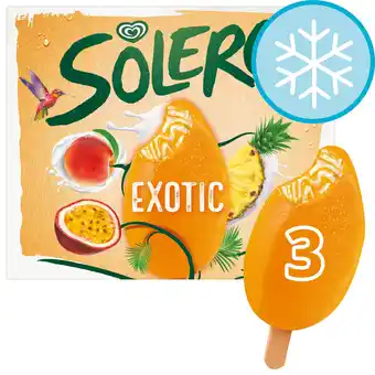 Tesco Solero exotic ice cream 3 x 90ml offer