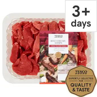 Tesco Tesco beef stir fry strips 357g offer