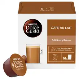 Tesco Nescafe dolce gusto cafe au lait coffee pods 16 servings 160g offer