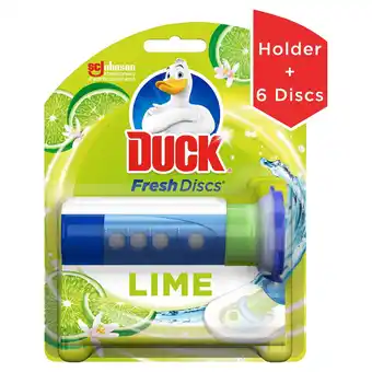 Tesco Duck fresh disc holder lime offer