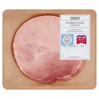 Tesco Tesco deli cooked ham 120g offer
