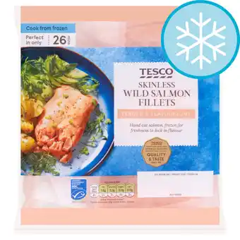 Tesco Tesco 4 wild salmon fillets 330g offer