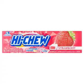 Tesco Hi-chew strawberry flavoured chewy sweets 50g offer