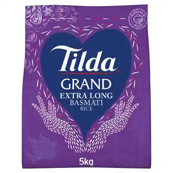 Tesco Tilda grand extra long grain rice 5kg offer