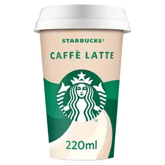 Tesco Starbucks caffe latte chilled coffee 220ml offer