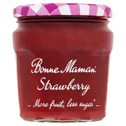 Tesco Bonne maman intense strawberry jam 335g offer