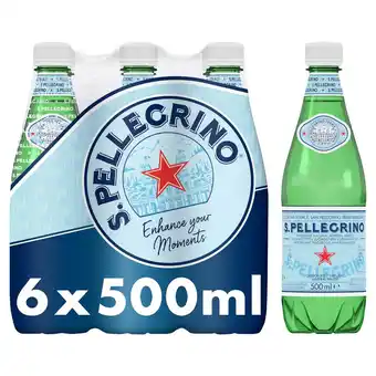Tesco S.pellegrino sparkling mineral water 6x0.5l offer