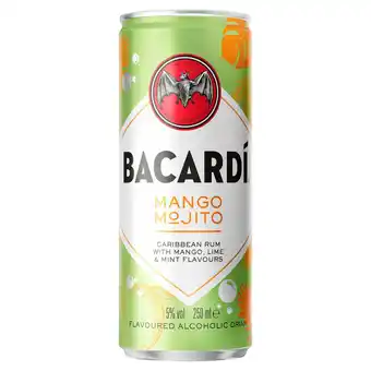 Tesco Bacardi mango mojito 250ml offer