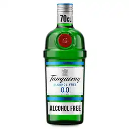 Tesco Tanqueray alcohol free 0% spirit 70cl offer