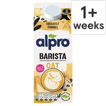 Tesco Alpro barista oat chilled drink 750ml offer