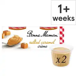 Tesco Bonne maman salted caramel creme 2x90g offer