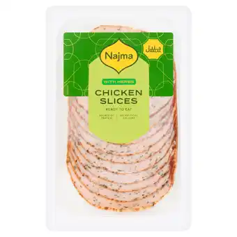 Tesco Najma sliced chicken with herbs 150g offer