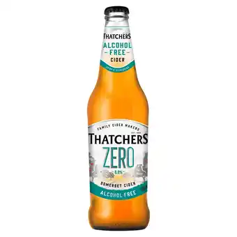 Tesco Thatchers zero somerset cider 500ml offer