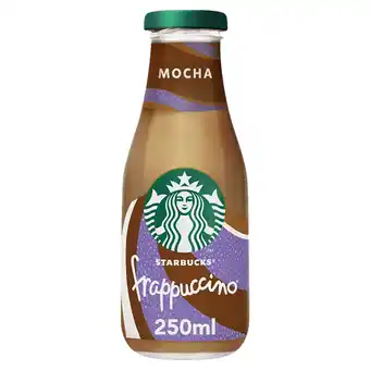 Tesco Starbucks mocha frappuccino 250ml offer