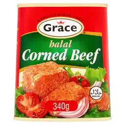 Tesco Grace 100% halal corned beef 340g offer