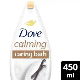Tesco Dove bath shea butter with warm vanilla 450ml offer