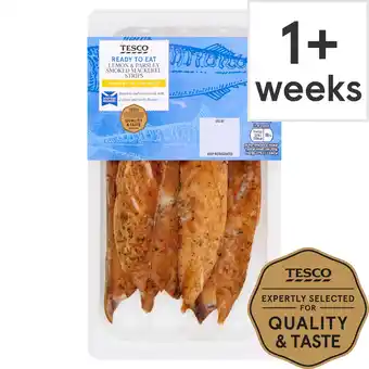 Tesco Tesco lemon & parsley smoked mackerel strips 200g offer