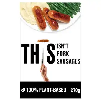 Tesco This isn't pork plant based sausages 270g offer