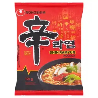 Tesco Nong-shim instant shin ramyun noodle soup 120g offer