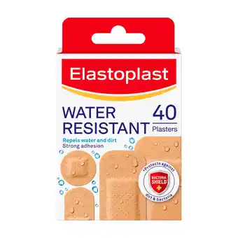 Tesco Elastoplast water resistant strips 40s offer