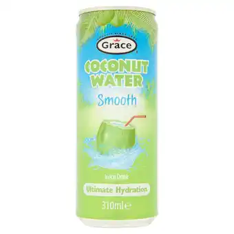 Tesco Grace coconut water smooth 310ml offer