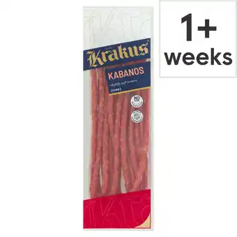 Tesco Krakus polish smoked pork snack 180g offer