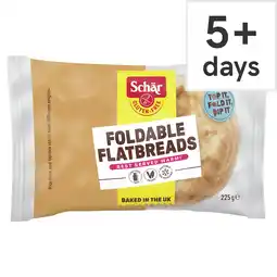 Tesco Schar gluten free foldable flatbreads 225g offer