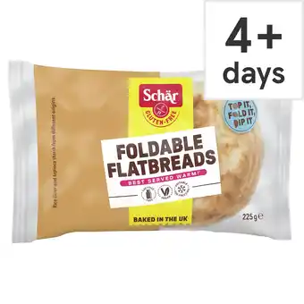 Tesco Schar gluten free foldable flatbreads 225g offer