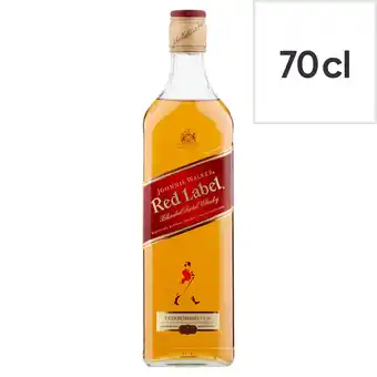 Tesco Johnnie walker red label whisky 70cl - spicy offer
