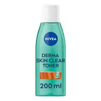 Tesco Nivea derma skin clear toner 200ml offer