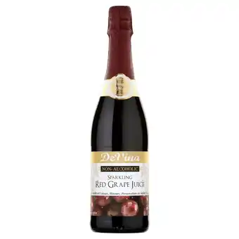 Tesco De vina sparkling red grape juice 750ml offer