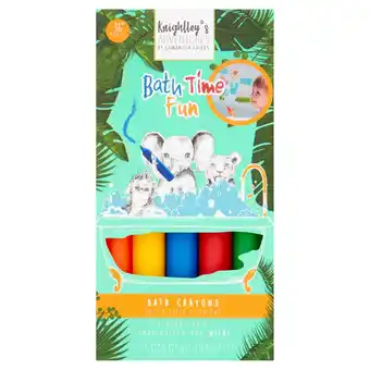 Tesco Knightley's adventures bath time fun crayons 5 pack offer