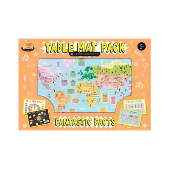 Tesco Table mat pack fantastic facts offer