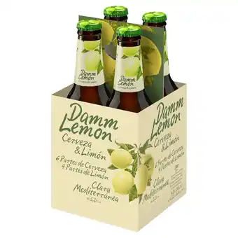 Tesco Damm lemon lemon flavoured beer 4 x 330ml offer
