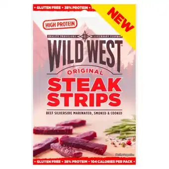 Tesco Wild west original steak strips 35g offer