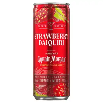 Tesco Captain morgan strawberry dalquiri cocktail 250ml offer