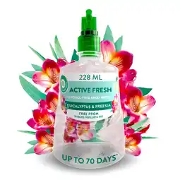 Tesco Airwick active fresh refill eucalyptus & freesia 228ml offer