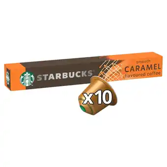 Tesco Starbucks blonde caramel coffee pods 10 pack 51g offer