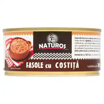Tesco Naturos beans with bacon 300g offer
