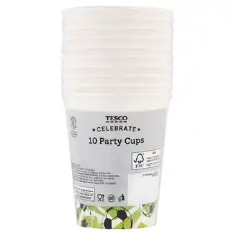 Tesco Tesco football cup 10 pack offer