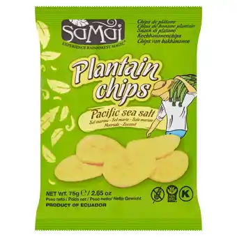 Tesco Samai salted plantain chips 75g offer