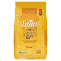 Tesco Laila gold basmati rice 10kg offer