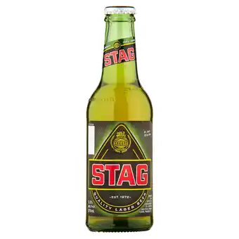 Tesco Stag lager beer 275ml offer