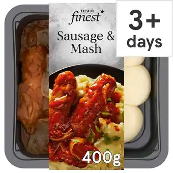 Tesco Tesco finest sausage & mash 400g offer