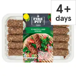 Tesco Tesco fire pit 10 minted lamb kebabs 400g offer